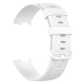 Silver Color Buckle TPU Wrist Strap Watch Band for Fitbit Charge 4 / Charge 4 SE / Charge 3 / Charge 3 SE